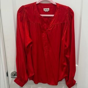 ZADIG & VOLTARE Vibrant Red Blouse